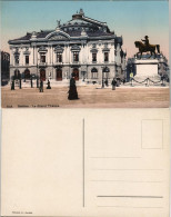 Ansichtskarte Genf Genève Le Grand Théâtre. - Feine Damen 1913 - Autres & Non Classés