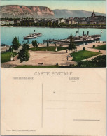Ansichtskarte Genf Genève Hafen - Dampfer 1912 - Sonstige & Ohne Zuordnung