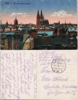 Ansichtskarte Köln Stadt Von Deutz Gesehen 1918 - Koeln