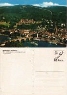 Ansichtskarte Heidelberg Blick Auf Bergbahn Königstuhl Und Fernsehturm 1975 - Heidelberg