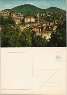 Ansichtskarte Baden-Baden Stadt Panorama Mit Blick Zum Merkur 1970 - Baden-Baden