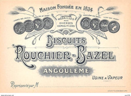 16 - N°89466 - ANGOULEME - Biscuits Rouchier-Bazel - Angouleme