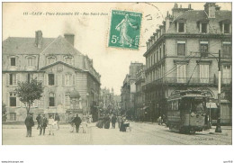 14 .n°38909 .caen. Place Alexandre Lll.tramway - Caen