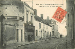 45 SAINT-BENOIST-SUR-LOIRE. Postes Et Télégraphes Rue De La Gare 1934 - Otros & Sin Clasificación