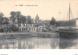 14  .  N° 201001 .  CAEN  .  L ENTREE DU CANAL - Caen