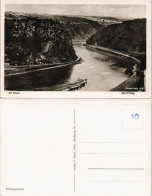 Sankt Goar Rheintal An Der Loreley Rhein Dampfer Schiff Am Felsen 1950 - St. Goar