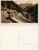 Ansichtskarte  Deutsche Alpenstraße, Kurve, Berg Panorama 1940 - Unclassified