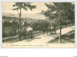 14.HOULGATE.LA ROUTE DE VILLERS ET VUE SUR HOULGATE - Houlgate