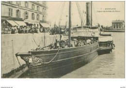 14.HONFLEUR.n°16592.DEPART DU BATEAU DU HAVRE - Honfleur