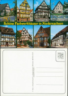 Niedersachsen Mehrbildkarte 8 Schöne Fachwerkhäuser In Niedersachsen 1990 - Autres & Non Classés