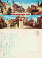 Rothenburg Ob Der Tauber Mehrbildkarte Mit 5 Stadt-Ansichten 1965 - Rothenburg O. D. Tauber