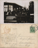 Foto  Jagd / Jäger - Gruppenbild Vor Jagdhütte 1912 Privatfoto - Other & Unclassified