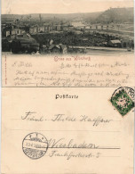 Würzburg Panorama-Ansicht Stadt Gesamt 1897   Gel Wiesbaden (Ankunftsstempel) - Wuerzburg