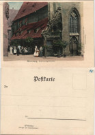 Ansichtskarte Nürnberg Bratwurstglöcklein - Belegschaft 1907 - Nuernberg