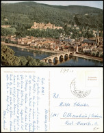 Ansichtskarte Heidelberg Panorama Ansicht Blick Vom Philosophenweg 1957 - Heidelberg