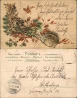 Weihnachten Christmas, Stillleben 1902  Ankunftsstempel Wittenberge Bz Potsdam - Other & Unclassified