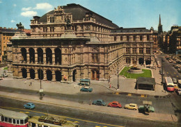 VIENNA, ARCHITECTURE, OPERA, CARS, FOUNTAIN, BUS, TRAM, AUSTRIA, POSTCARD - Other & Unclassified