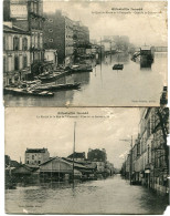 ALFORTVILLE - CRUE Du 29 Janvier  1910  - LOT De 2 CPA - - Alfortville