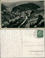 Ansichtskarte Katzhütte (Schwarzatal) Panorama 1935   Gel Stempel KATZHÜTTE - Otros & Sin Clasificación