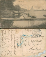 AK Magdeburg Stadtteilansicht Salzquelle 1916   1. Weltkrieg Feldpost - Autres & Non Classés