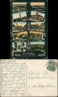 Zittau Mehrbild-AK U.a. Mit Krematorium, Kaserne, Johaneum Uvm. 1911 - Zittau