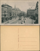 Karlsruhe Kaiserstraße Bei Der Hauptpost, Tram Straßenbahn 1910 - Karlsruhe