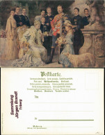 Künstlerkarte Kaiser U. Kaiserin Hofstadt Monarchie Künstlerkarte 1912 - Familles Royales