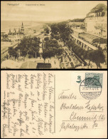 Heringsdorf Usedom Kurpromenade M. Brücke. 1911  Gel. Germania Oberrandstück - Otros & Sin Clasificación