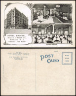 Postcard Buffalo HOTEL BROEZEL, SENECA & WELLS 3 Bild New York 1913 - Other & Unclassified