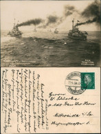 Schiffe Kriegsschiffe Marine Linienschiffe  Kleine Kreuzer Marschformation 1930 - Guerre