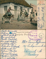 Barranquilla Colombia Filling Barrels, Wasser-Station Einheimische Natives 1910 - Colombie