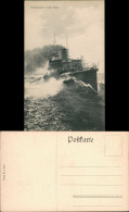Schiffe Schifffahrt - Kriegsschiffe Marine Torpedoboot In Voller Fahrt 1914 - Guerre