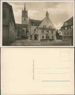 Ansichtskarte Friedrichshafen Rathaus U. Zeppelinbrunnen 1925 - Friedrichshafen