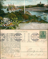 Giebichenstein Halle Saale Burg Giebichenstein Anno 1400 Und Als Ruine 1913 - Otros & Sin Clasificación