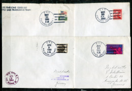 USA Schiffspost, Navire, Paquebot, Ship Letter, USS Waldron, Parsons, O'Brien, O'Bannon - Postal History