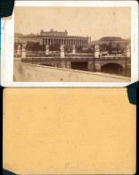 Ansichtskarte Mitte-Berlin Schlossbrücke CDV-Foto 1882 Kabinettfoto - Mitte
