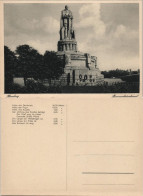 Ansichtskarte St. Pauli-Hamburg Bismarck-Denkmal, Rückseitig Daten 1928 - Other & Unclassified