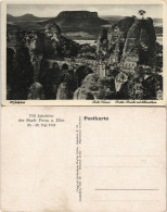 Ansichtskarte Rathen Basteifelsen (Sächsische Schweiz) 1932 Walter Hahn:3207 # - Rathen