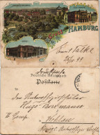 Ansichtskarte Hamburg Zoo, Börde, Theater 1900 - Autres & Non Classés