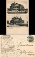Ansichtskarte Innere Altstadt-Dresden Semperoper Einst Und Jetzt 1905 - Dresden