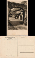 Ansichtskarte Rascha-Großpostwitz Budestecy Bauerngehöft - Hoftor 1924 - Other & Unclassified