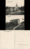 Dittmannsdorf-Reinsberg (Sachsen) 2 Bild Kirche, Alte Schule, Neue Schule 1917 - Reinsberg (Sachsen)