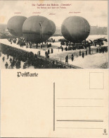 Chemnitz Tauffahrt Des Ballon "Chemnitz", Freiballon Füllung Graf Zeppelin 1910 - Chemnitz