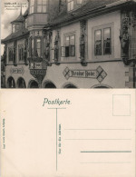 Ansichtskarte Goslar ,,Kaiserworth" Kaiser-Figuren 1909 - Goslar