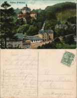Ansichtskarte Kriebstein Straßenpartie An Der Burg Kriebstein 1908 - Other & Unclassified