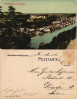 Ansichtskarte Burghausen Blick Auf Die Stadt 1913 - Burghausen