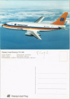 Ansichtskarte  Hapag-Lloyd Boeing 737-200 Flugzeug Airplane Avion 1990 - 1946-....: Ere Moderne