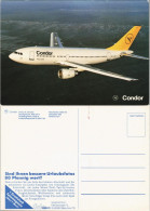 Ansichtskarte  Condor Airbus A 310-203 Im Flug, Flugzeug Motiv-AK 1990 - 1946-....: Era Moderna