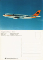 Ansichtskarte  Hapag-Lloyd Airbus A-300 B4 Flugzeug Motiv-AK 1990 - 1946-....: Modern Era