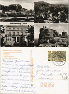 Ansichtskarte Blankenburg (Harz) DDR Mehrbildkarte Mit 4 Foto-Ansichten 1987 - Sonstige & Ohne Zuordnung